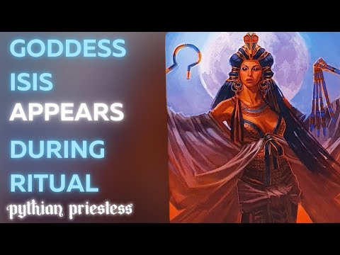 Goddess Isis Appears During Ritual
