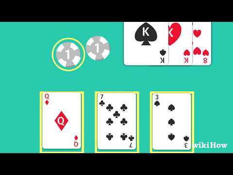 Comment faire face Three Card Poker