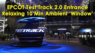 EPCOT Test Track 2.0 Entrance ambient 'Window' video