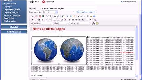 Aprenda a Criar e Editar Páginas em um Web-Site (siteja)