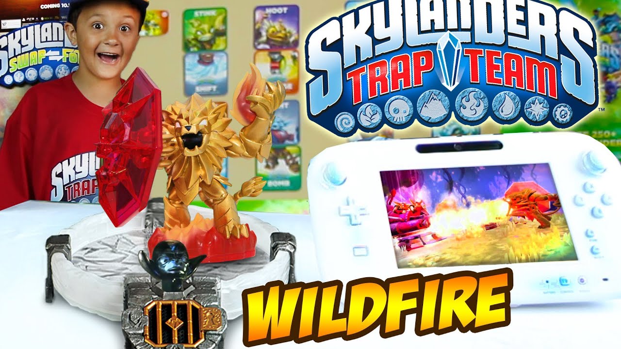 Skylanders Trap Team: Meet WILDFIRE (Exclusive Gameplay w/ New FIRE Trap Master!)