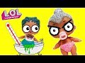 LOL Surprise Dolls have a Spa Day! Featuring Coconut Cutie, Super Baby and Diva!