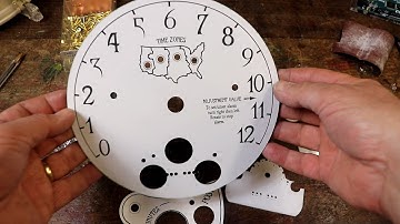 Make a Steampunk Time Zone Clock - part 3