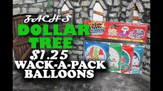 Zach Reviews Dollar Tree's $1.25 Wack-A-Pack Balloons (Christmas Ornaments) The Movie Castle
