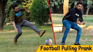 Football Pulling Prank - Funny Reactions @CrazyPrankTV