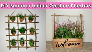 DIY Summer Indoor Outdoor Planters/Modern Rustic DIY Planters/Craft Your Stash