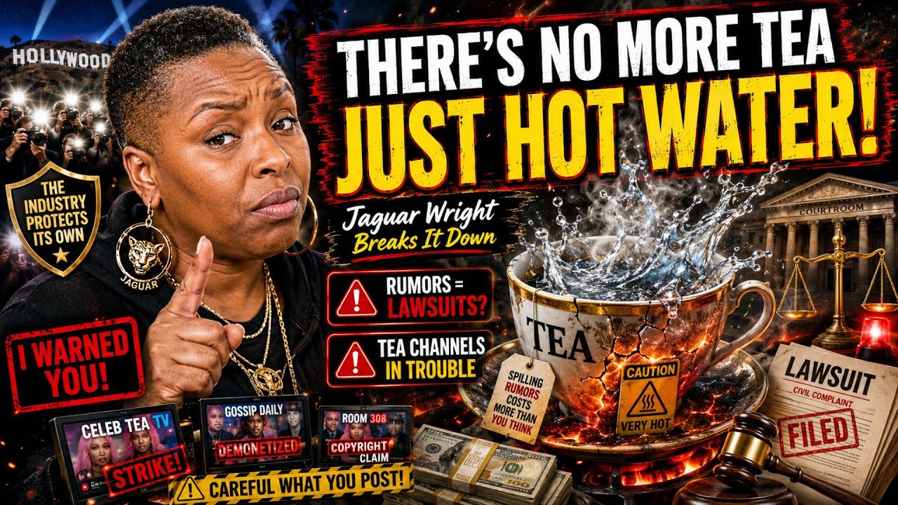 Jaguar Wright: There’s No More Tea… Just HOT WATER for Gossip Channels 📱