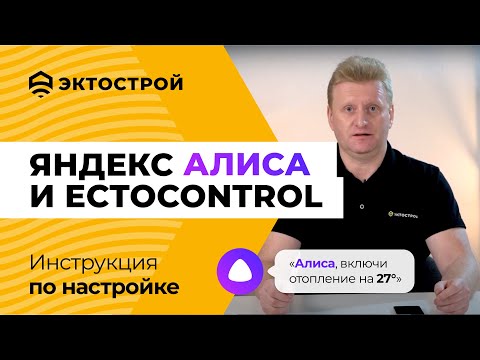 Яндекс Алиса и ectoControl. Инструкция по настройке и использованию голосового помощника.