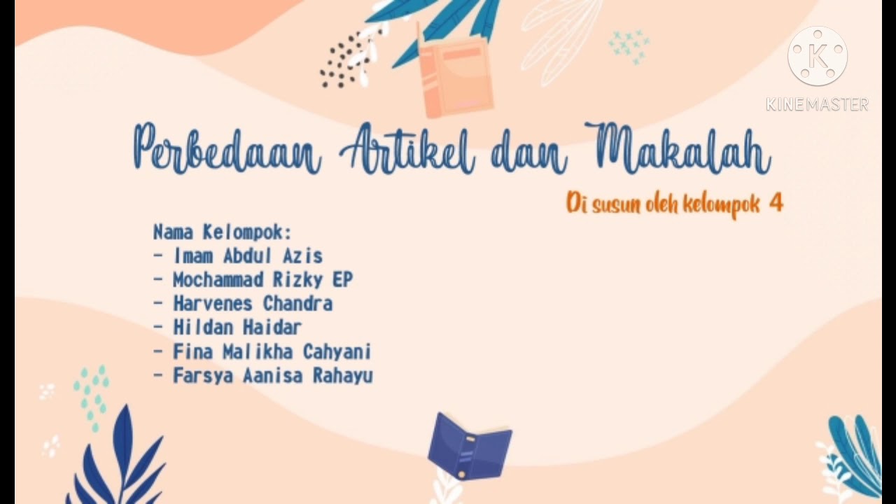 perbedaan artikel dan makalah YouTube