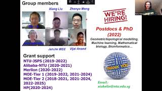 Kelin Xia (6/23/21): Topological data analysis (TDA) based machine learning models for drug design