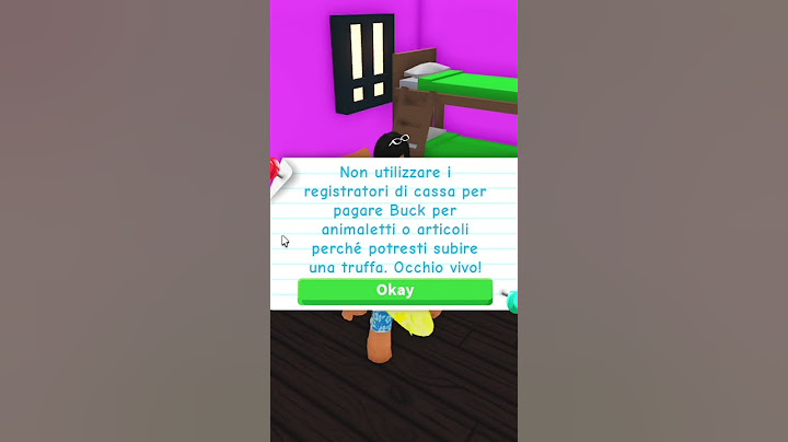 SI È SCAMMATA DA SOLA!? 😂 #adoptme #roblox #robloxita  #adoptmeita