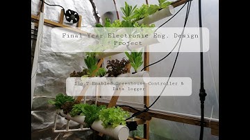 Hydroponic Greenhouse Controller & Data Logger