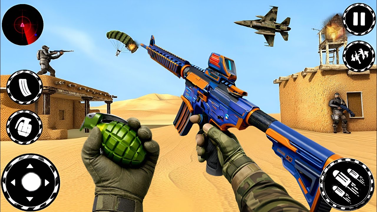 Banduk Wala Best Commando Game - Игра Голи Вали - Геймплей для Android