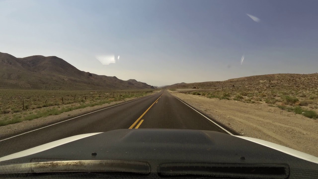 Time lapse drive Beatty, NV to CA 8.8.18 YouTube