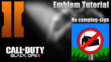 Black Ops 2 Emblem: No Camping Sign