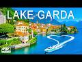 [4K] Lago di Garda Itália 🇮🇹 O Maior Lago da Itália | Vilas, Montanhas e Águas Azuis