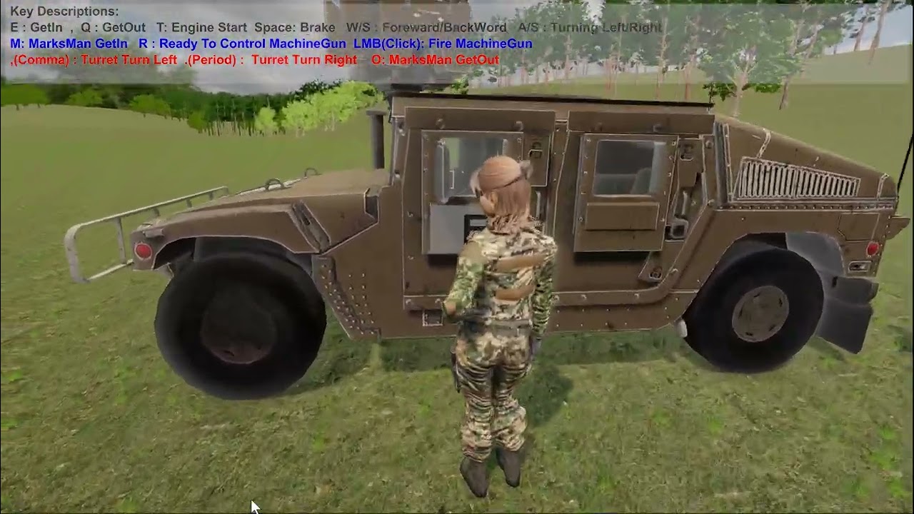 M50.C Gun Fire Testing  of Hummer with Woman Soldiers