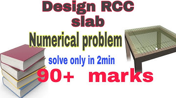 Design RCC slab numerical problem part 2