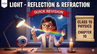 Chapter 13 Light Class 8 Science English Summary in 10 minutes Quick Revision Guide