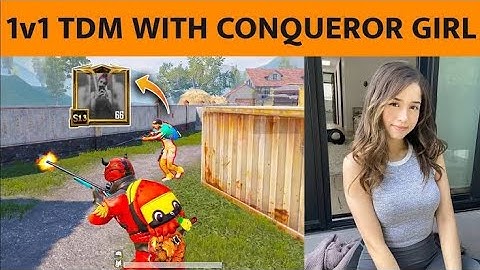 🔥1v1 TDM WITH CONQUEROR GIRL, THEY CHALLENGE FOR M24 ONLY IN TDM CAN WE WIN?