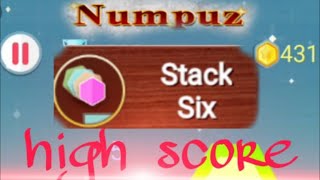WORLD RECORD, HIGHEST SCORE, NUMPUZ, STACK SIX #worldrecord #numpuz