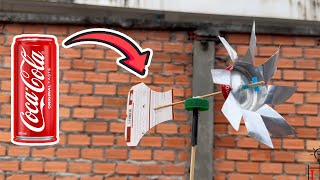 How To Make Pinwheels from Aluminum Cans with Cardboard
