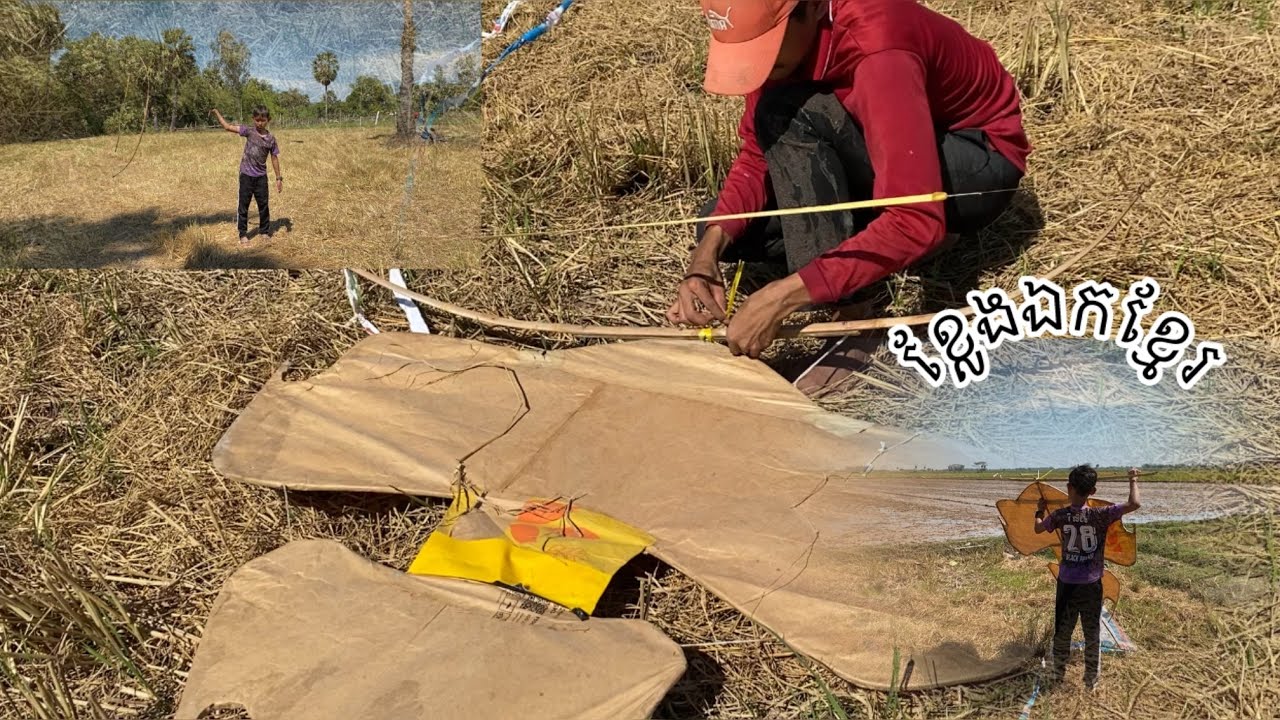 ខ្លែងឯកខ្មែរ ស្ទើរខ្យល់ថ្ងៃនេះបង្ហោះអត់ហោះ 🪁🪁