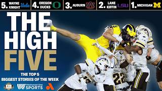 Michigan Survives, LSU Dominates & Oregon Gets a Scare | THE HIGH FIVE: College Football Edition
