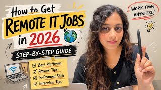How to Get Remote IT Jobs in 2026 🌍 (Step-by-Step Guide)