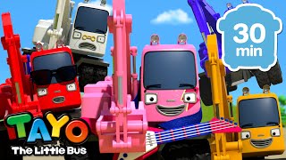 Tayo Checkup Song Compilation | Strong Heavy Vehicles | Rescue Team | Tayo the Little Bus