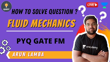 PYQ GATE FM | Fluid Mechanics | GATE/ESE 2021 | Arun Lamba Sir