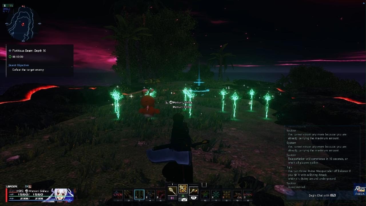 PSO2 NGS D100 Ruine Masquerade (Techter)