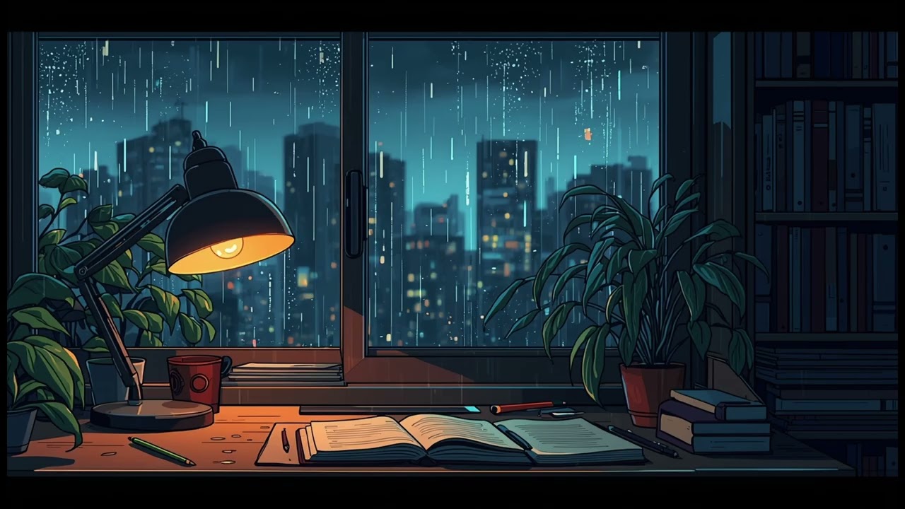 Rainy Nights | 2 Hours 20 Minutes of Lo-Fi for Focus & Calm