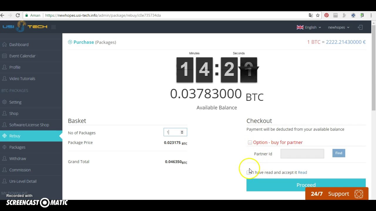How To REBUY(COUMPOUND) in USI TECH
