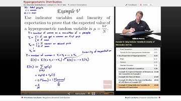 "Hypergeometric Distribution" | Probability with Educator.com