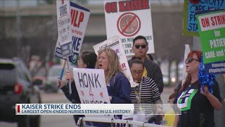 Largest open-ended nurses strike in U.S. history ends