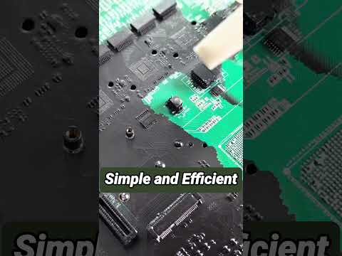 PCBA board cleaning demonstration