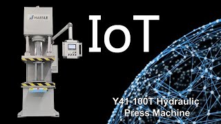 Y41-100T Single-column Hydraulic Press Machine with IOT for Industry 4.0