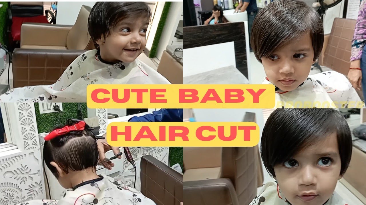 Cute Baby hair cut!! Cute Baby first time hair cutting youtube 