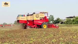 1 Day of मूंग🌿🌾 khatai preet combine harvester machine #moong #preet #combinemachine #farmer  