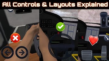 Bus Simulator Ultimate India All Controls Settings Explained 😱 | Bus Simulator Ultimate India Layout