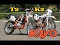 Мотоциклы эндуро KAYO T2 и K2