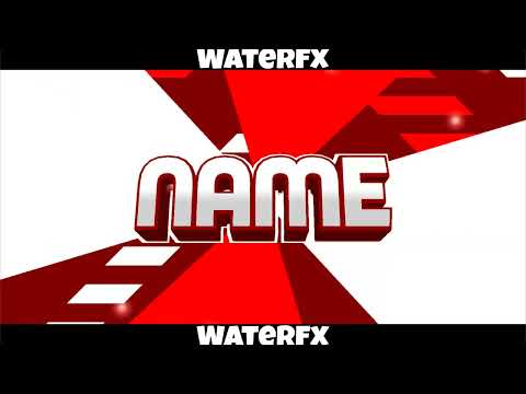 [CM2] The best red 2d intro template ever! | WaterFX