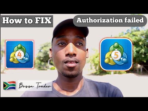 How to Fix Authorization Failed MT4/MT5 app