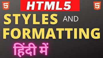 STYLE TAG WITH MEDIA ATTRIBUTE - HTML 5 TUTORIAL IN HINDI - URDU