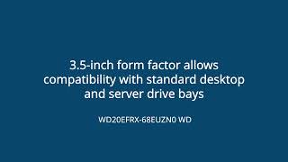 Wd20Efrx-68Euzn0 Wd 2Tb 6Gbs Sata 5400 3.5 64Mb Hard Drive
