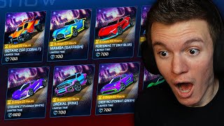 BUYING EVERY *NEW* CAR IN ROCKET LEAGUE! (DRIVE DAYS EVENT)