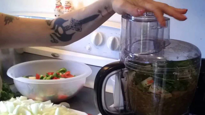 Making Sofrito so my kids can learn