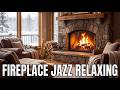 Smooth Jazz Focus Music – 4K Fireplace Work & Study Ambience