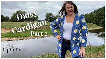 CROCHET GRANNY SQUARE CARDIGAN TUTORIAL //  PART 2:  Cardigan Assembly